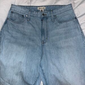 Madewell curvy perfect vintage Sky Blue Wide Leg Jeans